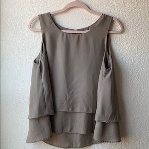 Stella Luce Pewter Blouse